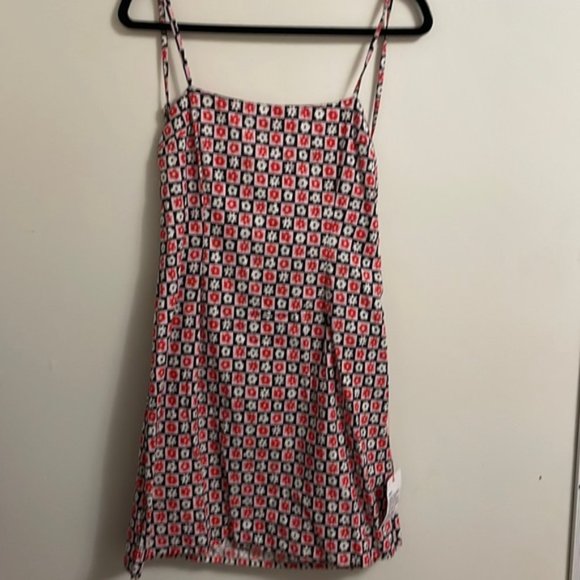 ASOS Backless Floral Mini Dress - Black and Red - Picture 4 of 10